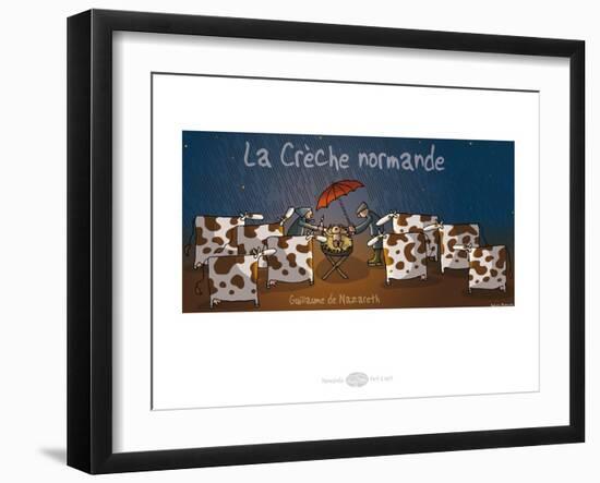 Heula. Crèche normande-Sylvain Bichicchi-Framed Art Print