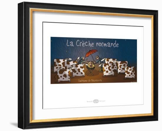 Heula. Crèche normande-Sylvain Bichicchi-Framed Art Print