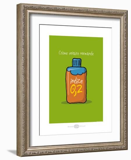 Heula. Crème solaire normande-Sylvain Bichicchi-Framed Art Print