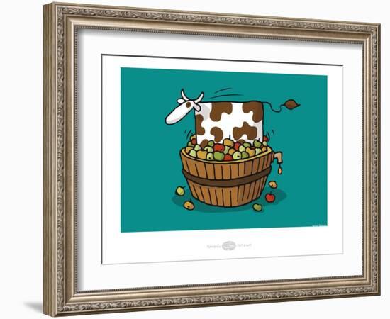 Heula. Fabrication du cidre normand-Sylvain Bichicchi-Framed Art Print