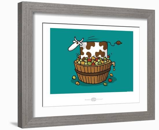 Heula. Fabrication du cidre normand-Sylvain Bichicchi-Framed Art Print