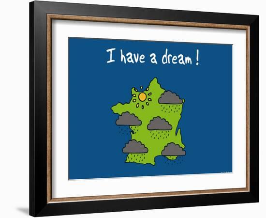 Heula. I have a dream-Sylvain Bichicchi-Framed Art Print