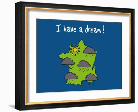 Heula. I have a dream-Sylvain Bichicchi-Framed Art Print