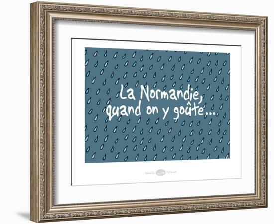 Heula. La Normandie quand on y goûte 02-Sylvain Bichicchi-Framed Art Print