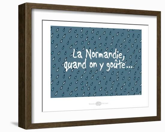 Heula. La Normandie quand on y goûte 02-Sylvain Bichicchi-Framed Art Print