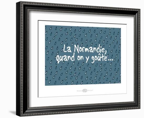 Heula. La Normandie quand on y goûte 02-Sylvain Bichicchi-Framed Art Print