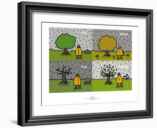 Heula. Les 4 saisons du Normand-Sylvain Bichicchi-Framed Art Print