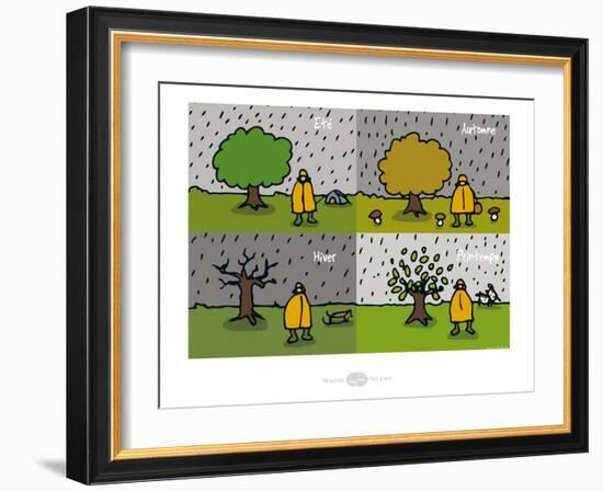 Heula. Les 4 saisons du Normand-Sylvain Bichicchi-Framed Art Print