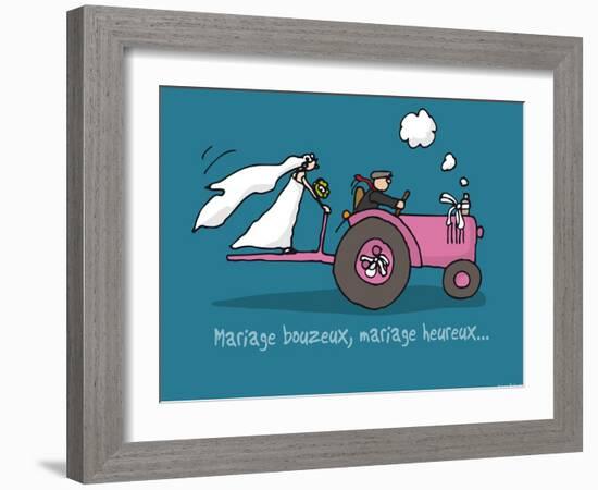 Heula. Mariage bouzeux, mariage heureux-Sylvain Bichicchi-Framed Art Print