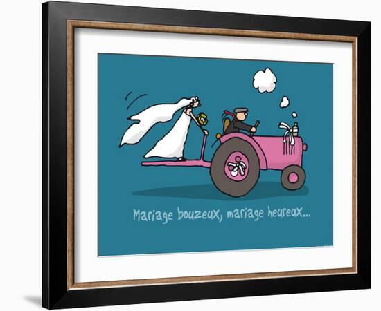 Heula. Mariage bouzeux, mariage heureux-Sylvain Bichicchi-Framed Art Print