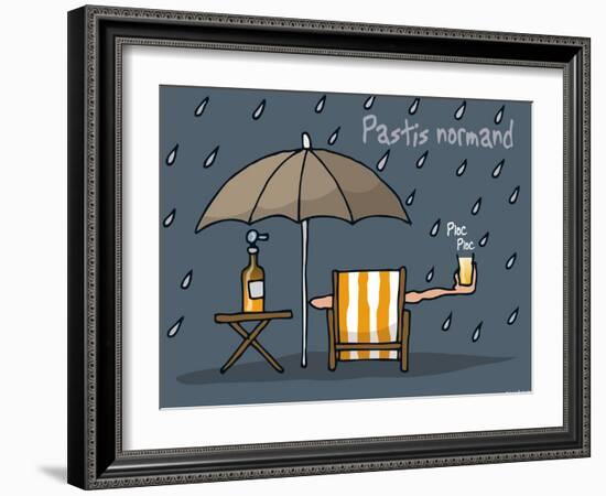 Heula. Pastis normand-Sylvain Bichicchi-Framed Art Print