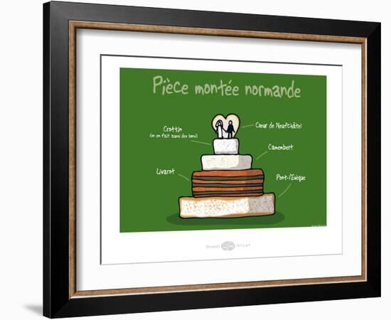 Heula. Pièce montée normande-Sylvain Bichicchi-Framed Art Print