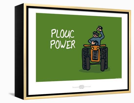 Heula. Plouc Power-Sylvain Bichicchi-Framed Stretched Canvas