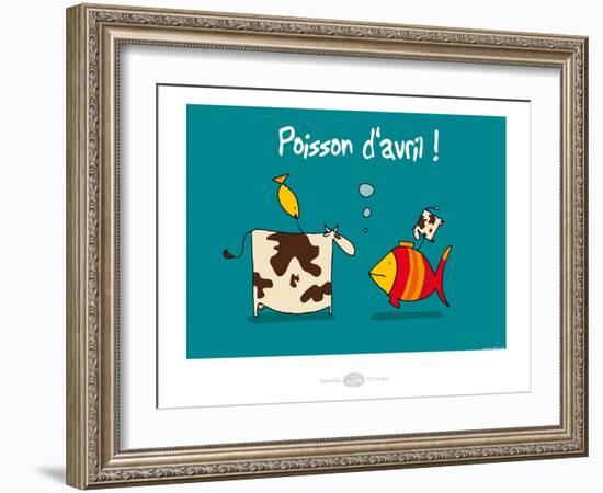 Heula. Poisson d'avril-Sylvain Bichicchi-Framed Art Print