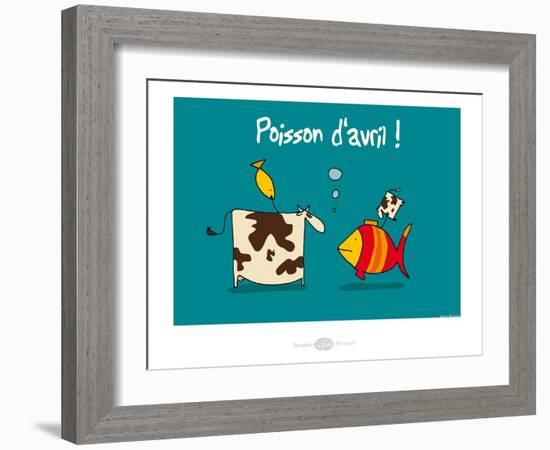 Heula. Poisson d'avril-Sylvain Bichicchi-Framed Art Print