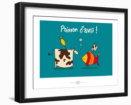 Heula. Poisson d'avril-Sylvain Bichicchi-Framed Art Print