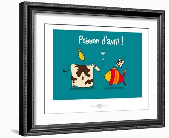 Heula. Poisson d'avril-Sylvain Bichicchi-Framed Art Print