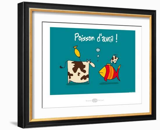 Heula. Poisson d'avril-Sylvain Bichicchi-Framed Art Print