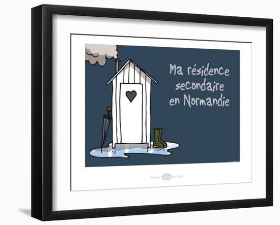 Heula. Résidence secondaire normande-Sylvain Bichicchi-Framed Art Print