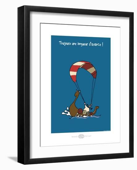 Heula. Toujours une longueur d'avance-Sylvain Bichicchi-Framed Art Print