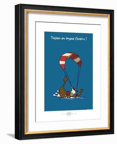 Heula. Toujours une longueur d'avance-Sylvain Bichicchi-Framed Art Print