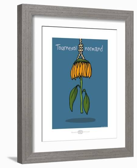 Heula. Tournesol normand-Sylvain Bichicchi-Framed Art Print