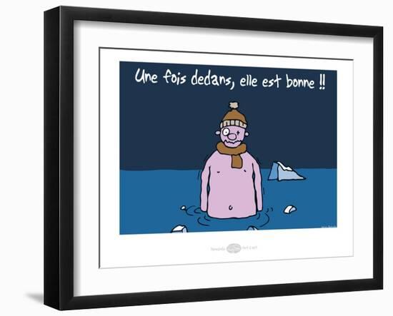 Heula. Une fois dedans, elle est bonne-Sylvain Bichicchi-Framed Art Print