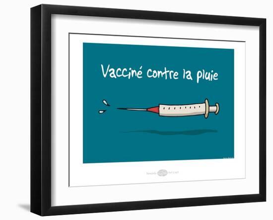 Heula. Vacciné contre la pluie-Sylvain Bichicchi-Framed Art Print