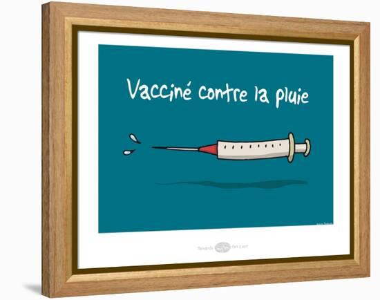 Heula. Vacciné contre la pluie-Sylvain Bichicchi-Framed Stretched Canvas