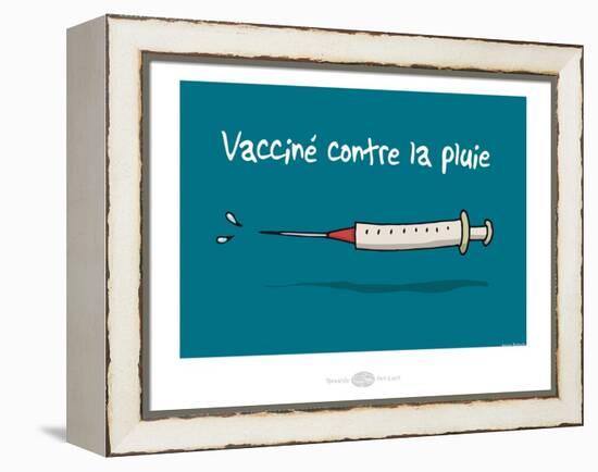 Heula. Vacciné contre la pluie-Sylvain Bichicchi-Framed Stretched Canvas