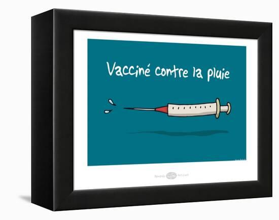 Heula. Vacciné contre la pluie-Sylvain Bichicchi-Framed Stretched Canvas