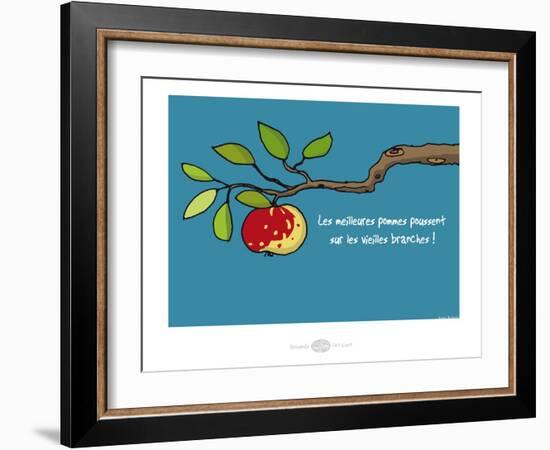 Heula. Vieille branche-Sylvain Bichicchi-Framed Art Print