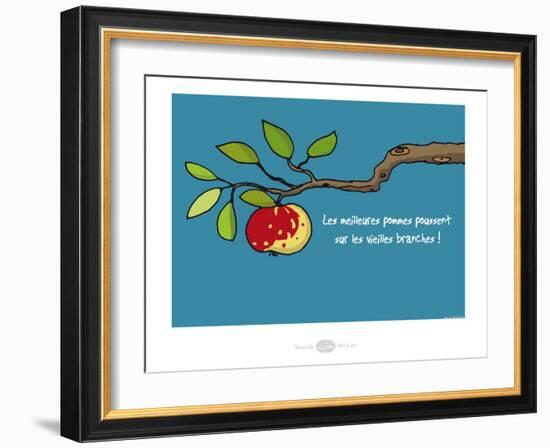 Heula. Vieille branche-Sylvain Bichicchi-Framed Art Print