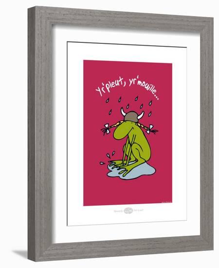 Heula. Yr'pleut, yr'mouille-Sylvain Bichicchi-Framed Art Print