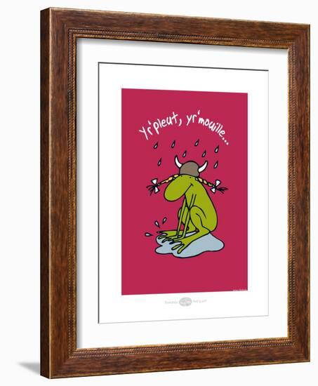 Heula. Yr'pleut, yr'mouille-Sylvain Bichicchi-Framed Art Print