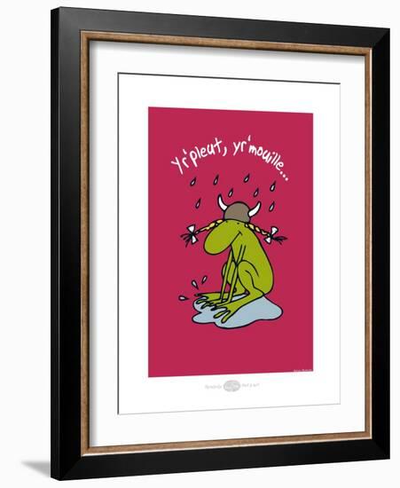 Heula. Yr'pleut, yr'mouille-Sylvain Bichicchi-Framed Art Print