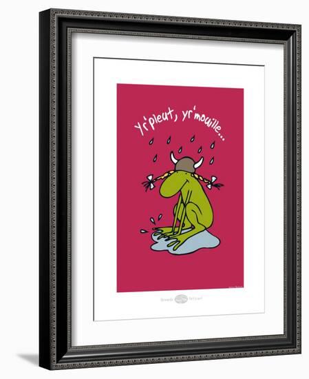 Heula. Yr'pleut, yr'mouille-Sylvain Bichicchi-Framed Art Print