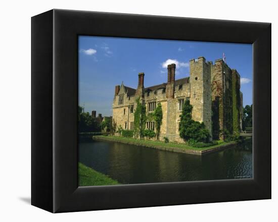 Hever Castle (1270-1470), Childhood Home of Anne Boleyn, Edenbridge, Kent, England, UK-Ian Griffiths-Framed Premier Image Canvas