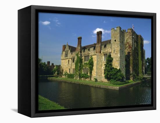 Hever Castle (1270-1470), Childhood Home of Anne Boleyn, Edenbridge, Kent, England, UK-Ian Griffiths-Framed Premier Image Canvas