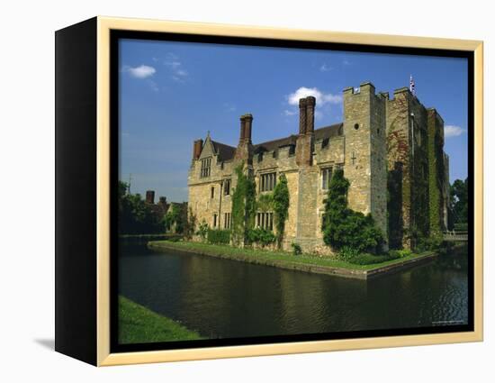 Hever Castle (1270-1470), Childhood Home of Anne Boleyn, Edenbridge, Kent, England, UK-Ian Griffiths-Framed Premier Image Canvas