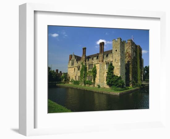 Hever Castle (1270-1470), Childhood Home of Anne Boleyn, Edenbridge, Kent, England, UK-Ian Griffiths-Framed Photographic Print