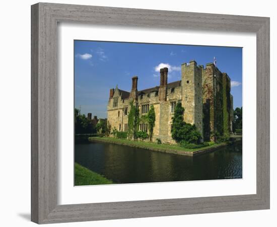 Hever Castle (1270-1470), Childhood Home of Anne Boleyn, Edenbridge, Kent, England, UK-Ian Griffiths-Framed Photographic Print