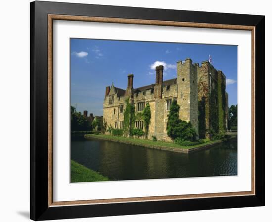 Hever Castle (1270-1470), Childhood Home of Anne Boleyn, Edenbridge, Kent, England, UK-Ian Griffiths-Framed Photographic Print