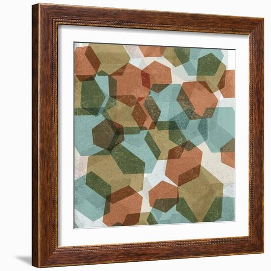 Hexagon Composition I-Edward Selkirk-Framed Art Print