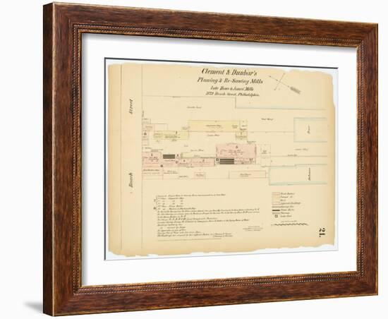 Hexamer General Survey; Volume 1, Plate 21, 1866-Ernest Hexamer-Framed Giclee Print