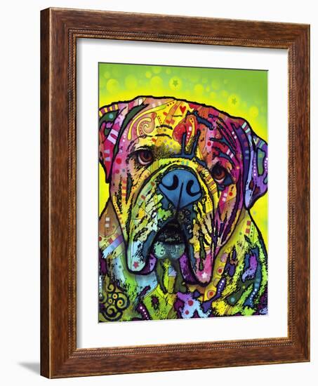 Hey Bulldog-Dean Russo-Framed Giclee Print