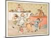 Hey, Diddle, Diddle, from the Hey Diddle Diddle Picture Book, Pub.1882 (Colour Engraving)-Randolph Caldecott-Mounted Giclee Print