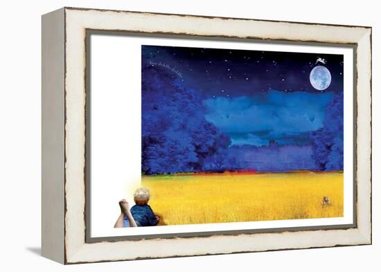 Hey Diddle Diddle-Nancy Tillman-Framed Stretched Canvas