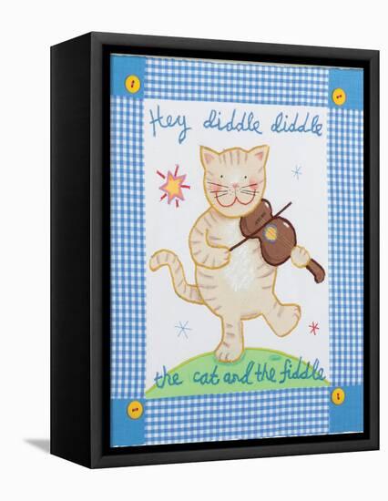 Hey Diddle Diddle-Sophie Harding-Framed Stretched Canvas