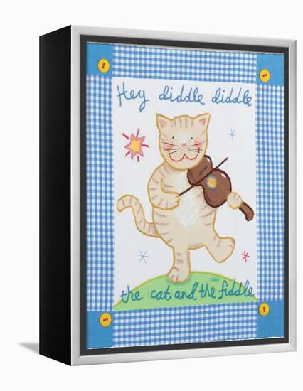 Hey Diddle Diddle-Sophie Harding-Framed Stretched Canvas